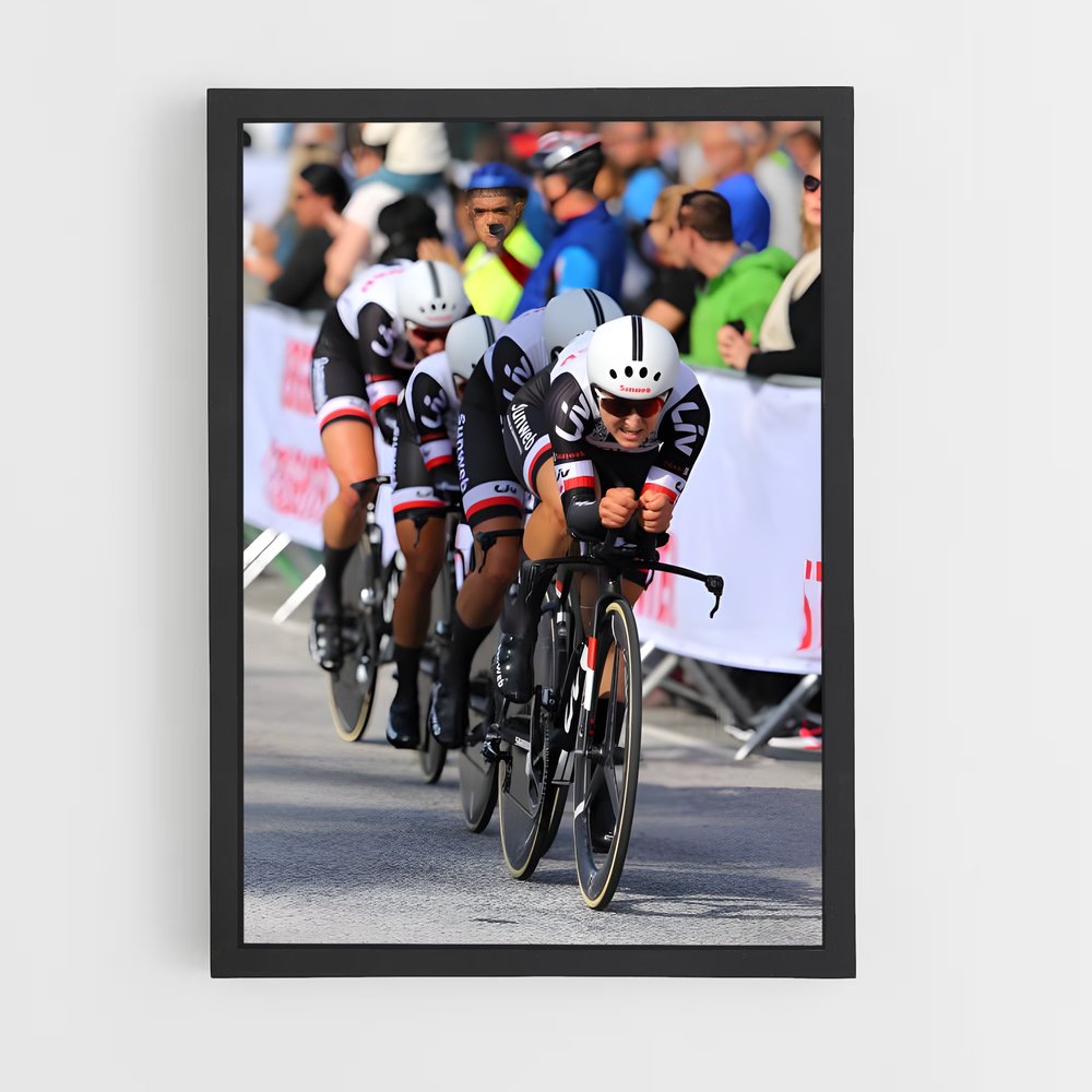Poster Leah kirchmann – affiche Cyclisme (vue 2)